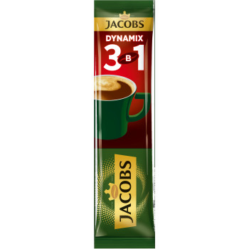Напій кавовий Jacobs 3в1 Dynamix 12,5 г (4820206290540)